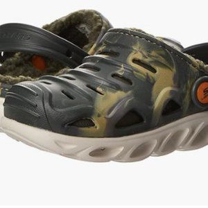 Skechers Unisex- kids Foamies Lights Clogs Size 13